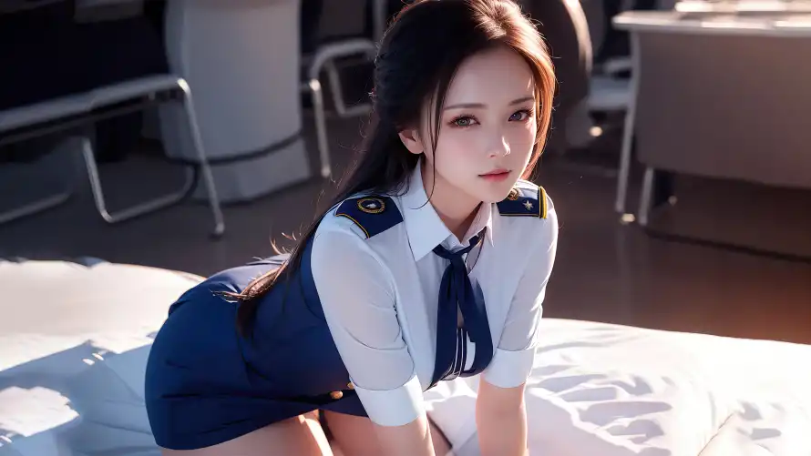 4k制服壁纸-制服诱惑壁纸和美女-空姐制服免费下载「哲风壁纸」