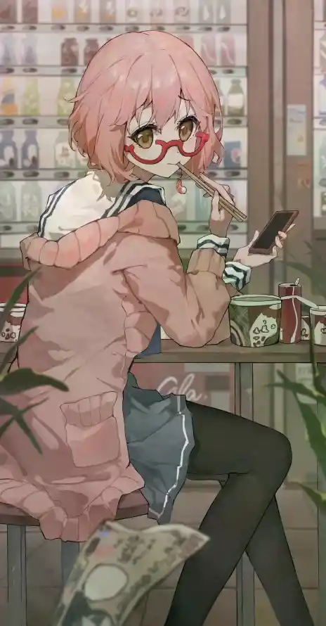 4k动漫壁纸 - 黑丝 - 动漫角色 - 少女插画「哲风壁纸」