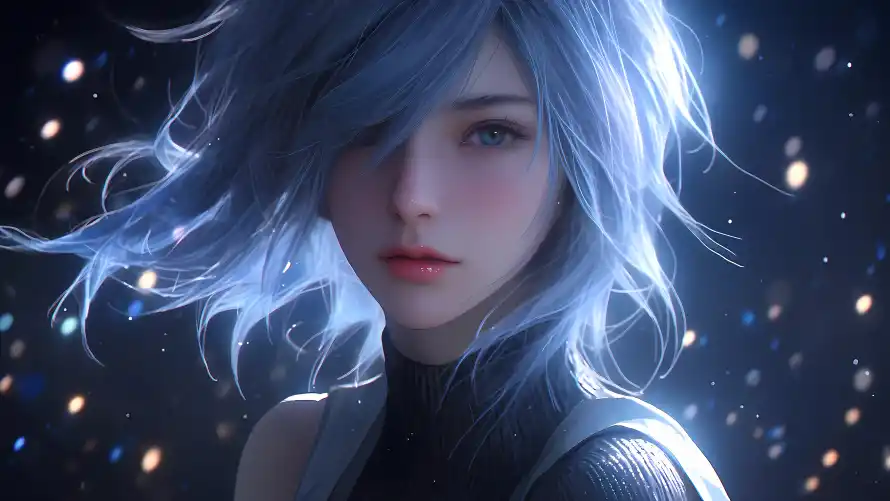 4k梦幻壁纸-未来感壁纸和美女-星空背景免费下载「哲风壁纸」
