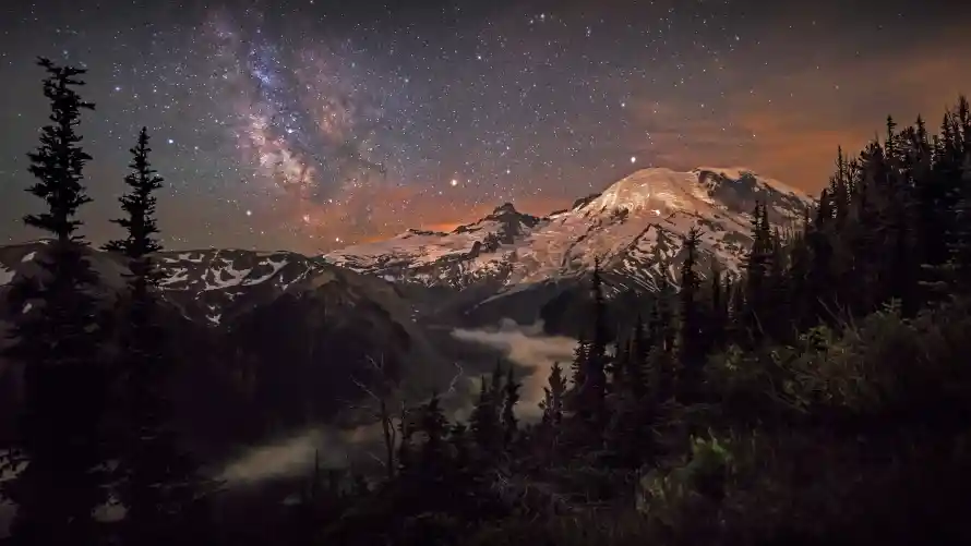 4k夜空壁纸-自然景观和山脉-风景摄影免费下载「哲风壁纸」