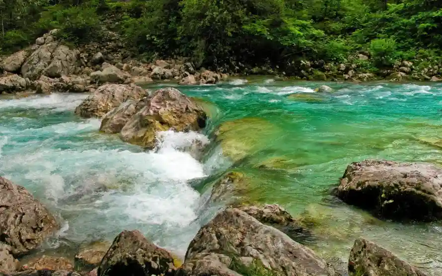 2k溪水壁纸-山间溪流和溪流-岩石溪流免费下载「哲风壁纸」