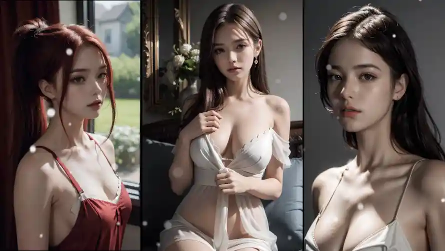 2k三联壁纸-三联图片 - 美丽-性感美女热门的壁纸「哲风壁纸」