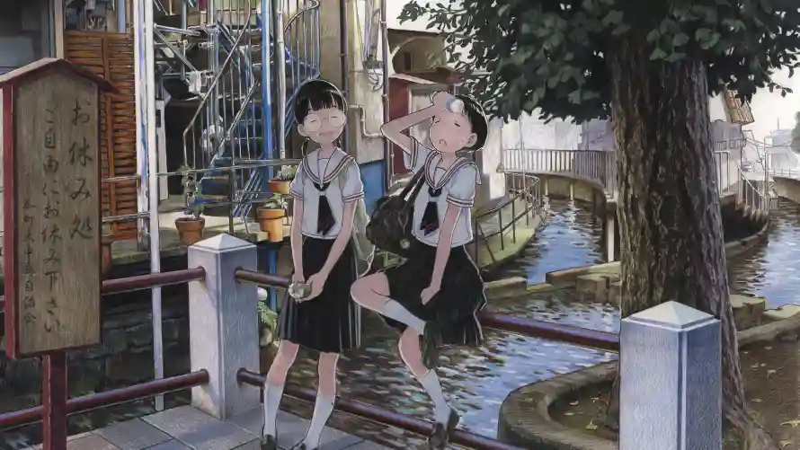 2k女孩壁纸-二次元 - 动漫背景-日系街景「哲风壁纸」