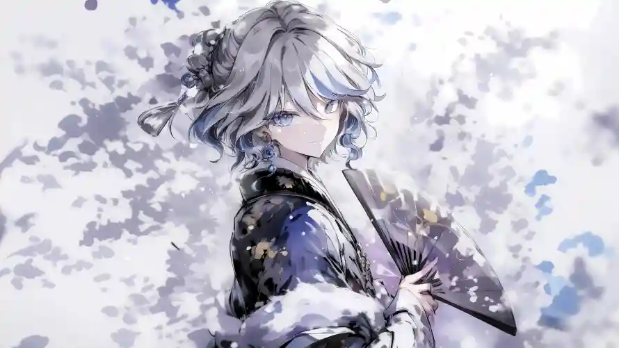 4k原神壁纸-芙宁娜 - 动漫角色-和服少女「哲风壁纸」