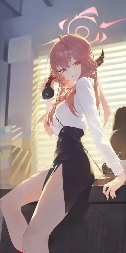 4k动漫壁纸 - 粉色 - 卡芙卡 - 美少女「哲风壁纸」