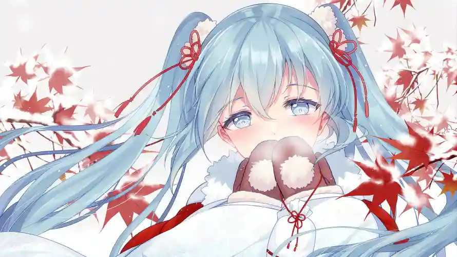 2k冬季壁纸-二次元 - 初音-初音未来壁纸推荐「哲风壁纸」