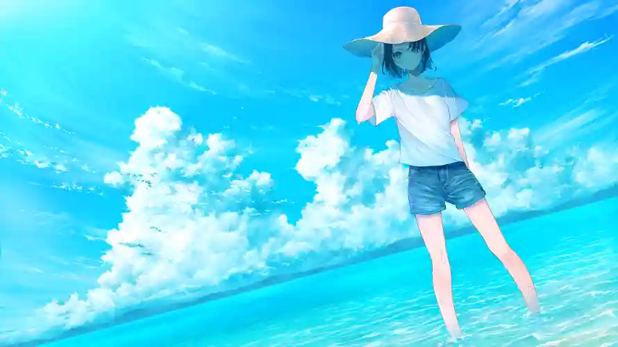 4k少女壁纸 - 海 - 热门壁纸 - wallpaper「哲风壁纸」