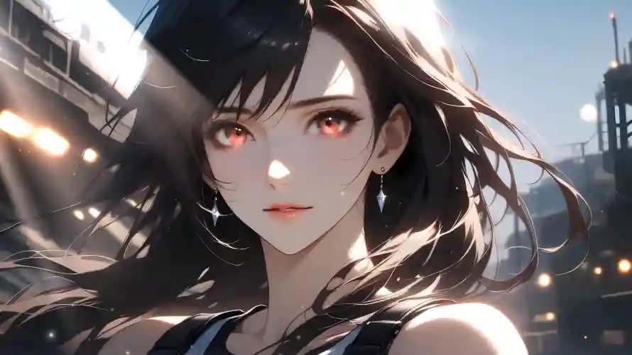 2k光影壁纸-光影效果壁纸和美女-动感发丝热门的壁纸「哲风壁纸」