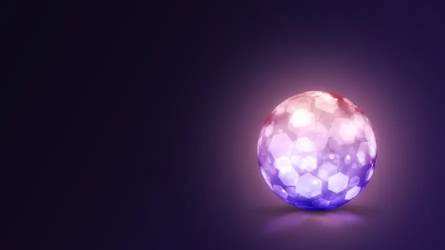 2k创意壁纸-幻彩光球与艺术-炫光球体免费下载「哲风壁纸」