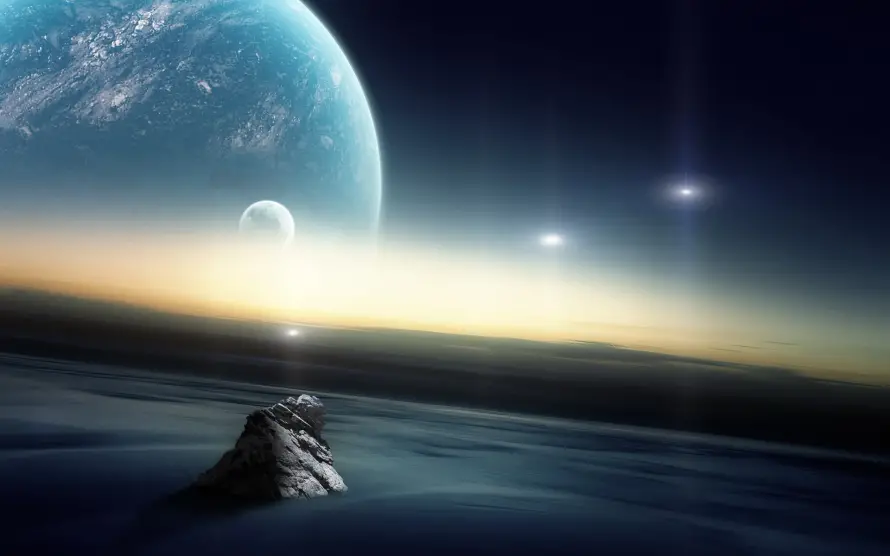 2k星云壁纸-太空场景壁纸和科幻-太空岩石壁纸推荐「哲风壁纸」