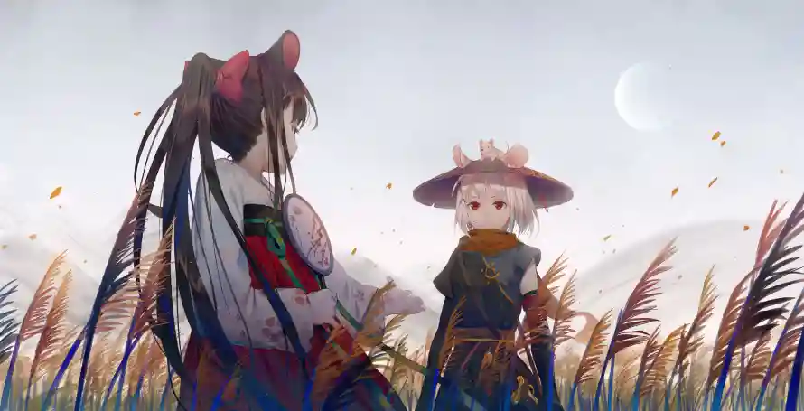4k女孩壁纸-二次元壁纸和动漫插画-少女背影「哲风壁纸」
