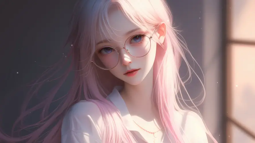 2k少女壁纸-少女插画和知性-知性少女壁纸分享「哲风壁纸」