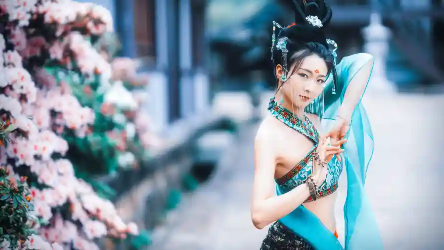 4k古风壁纸-东方美学 - 汉服-传统妆容热门的壁纸「哲风壁纸」