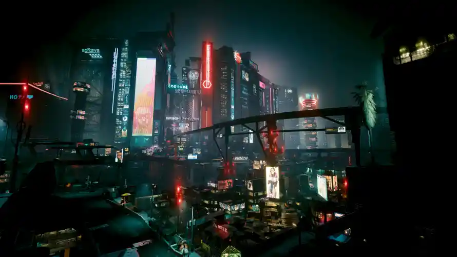 2k夜景壁纸-2077和科幻-未来城市免费下载「哲风壁纸」