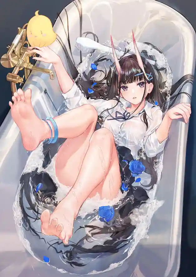 4k水缸壁纸 - 脚 - 美脚 - 二次元「哲风壁纸」