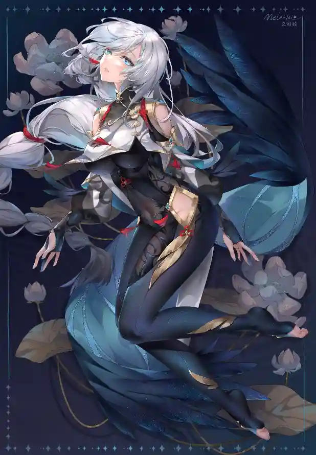 4k侠女壁纸 - 国风 - 插画 - 水墨「哲风壁纸」