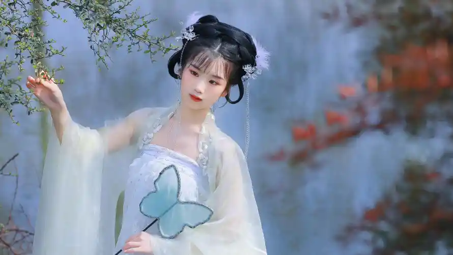 4k古装壁纸-传统服饰 - 美女-古典妆容热门的壁纸「哲风壁纸」