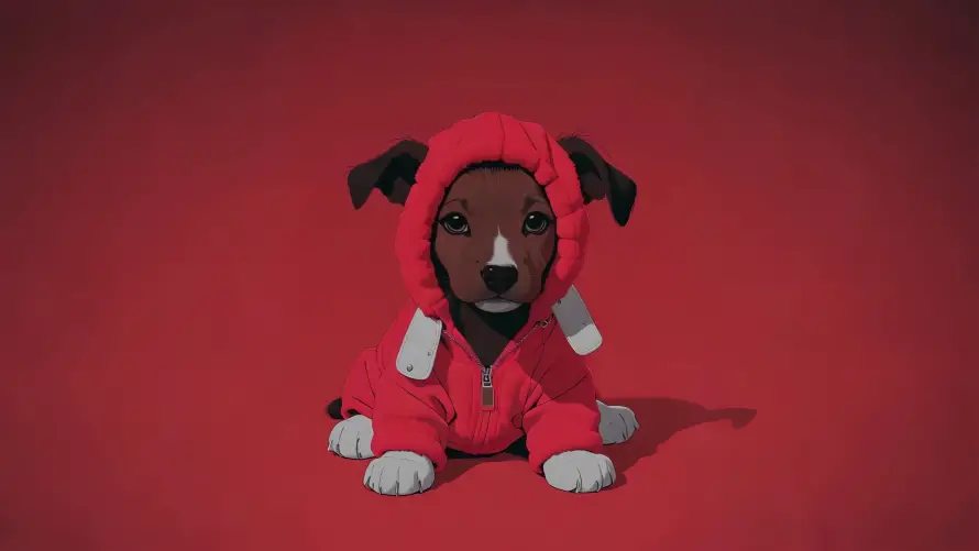 4k帽衫壁纸-宠物小狗与连帽衫宠物犬-免费下载「哲风壁纸」