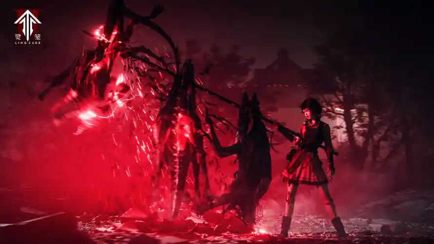 2k灵笼壁纸-麦朵2 - 红月-动漫角色免费下载「哲风壁纸」