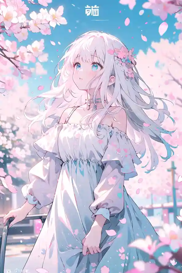 4kCUTE壁纸 - 动漫场景 - 少女插画 - 春日动漫「哲风壁纸」