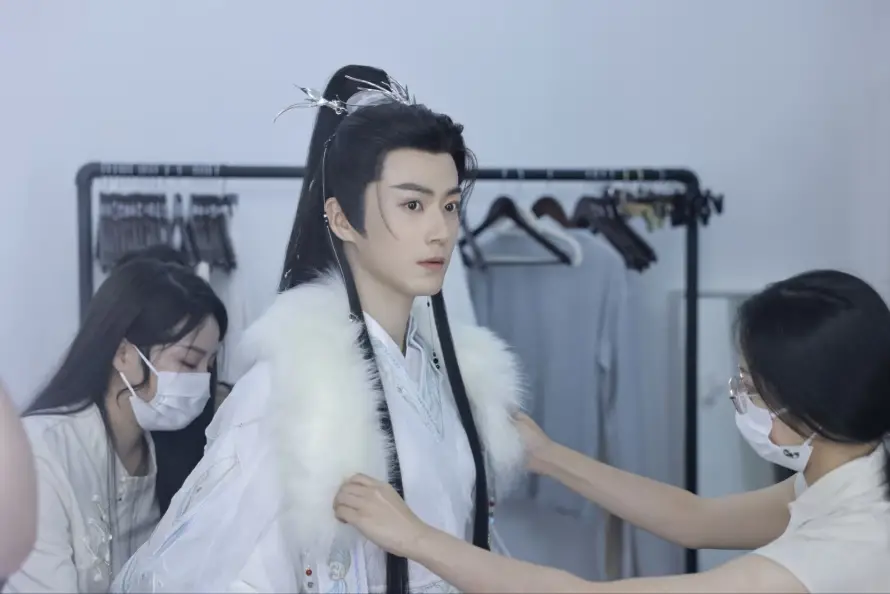 2k人物壁纸-拍摄现场 - 汉服-热门的壁纸「哲风壁纸」