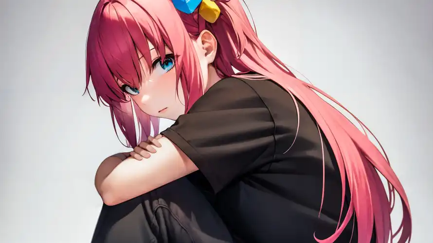 4k摇滚壁纸-个性插画与粉发-少女插画壁纸推荐「哲风壁纸」