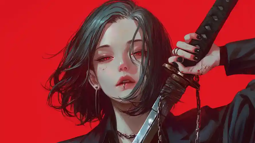 4k动漫壁纸-刀系少女和少女-动漫少女壁纸分享「哲风壁纸」