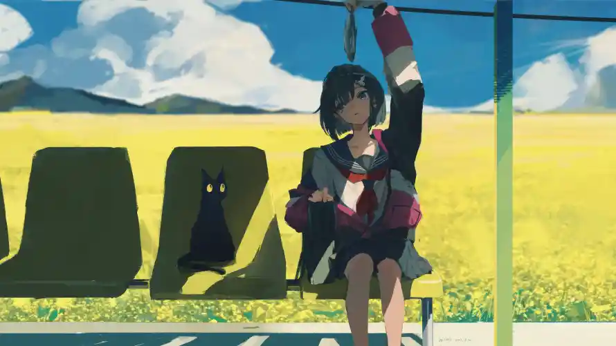 4k动漫壁纸-少女动漫和少女-治愈插画热门的壁纸「哲风壁纸」