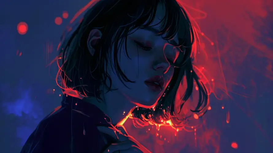 3k动漫壁纸-光影特效 - 少女-动漫少女壁纸分享「哲风壁纸」