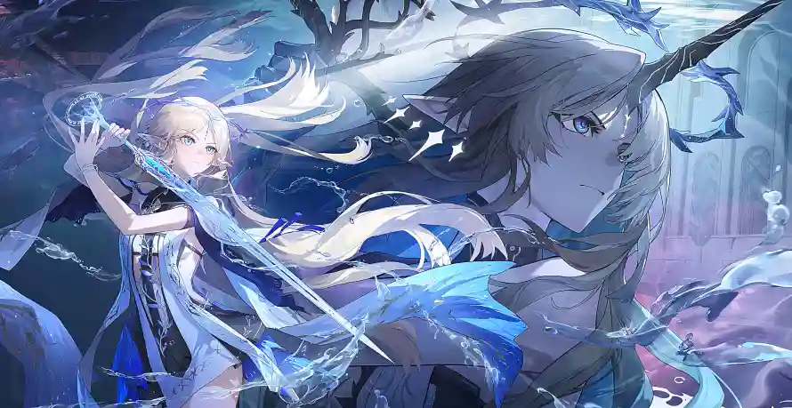4k少女壁纸-蓝色系和希娅-奇幻魔法免费下载「哲风壁纸」
