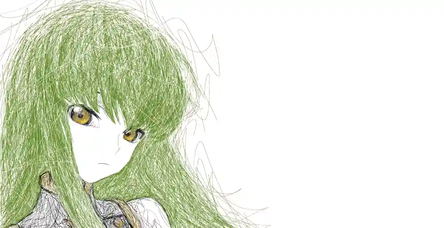 6k少女壁纸-动漫线稿 - 线稿-动漫角色热门的壁纸「哲风壁纸」