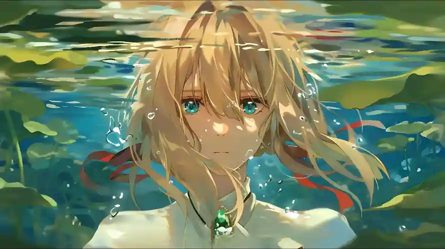 4k少女壁纸-动漫插画 - 薇-清澈眼眸热门的壁纸「哲风壁纸」