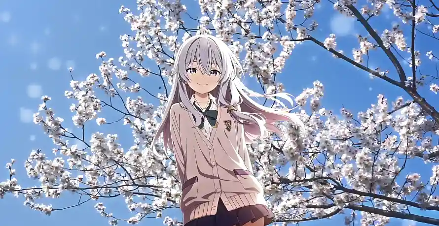 4k动漫壁纸-少女插画和少女-春季插画免费下载「哲风壁纸」