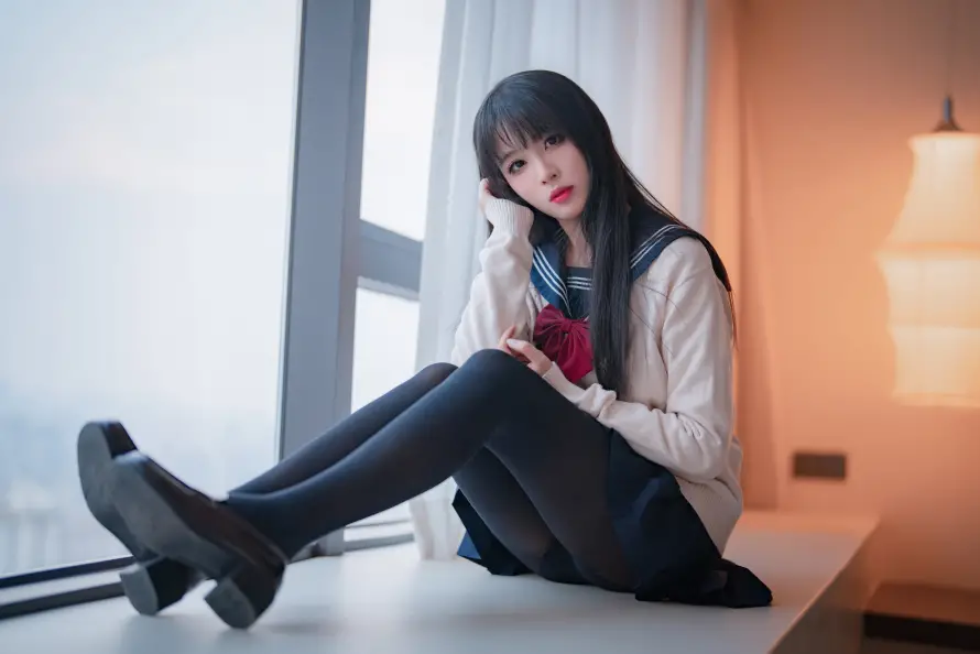 6k性感壁纸-室内写真和校服-少女穿搭热门的壁纸「哲风壁纸」