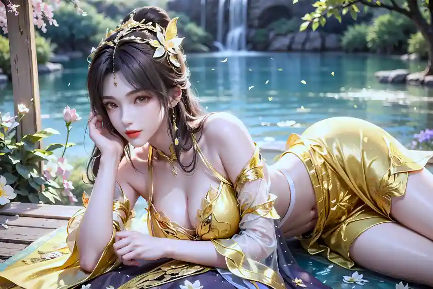 4k王曦壁纸-完美世界与瀑布背景-自然景观「哲风壁纸」