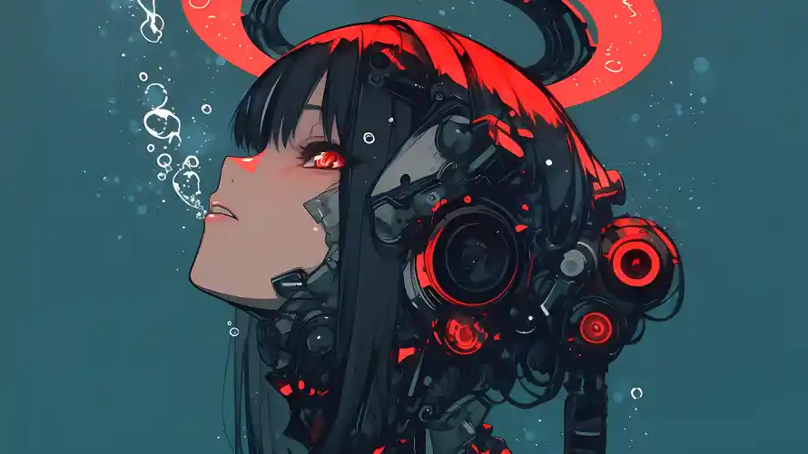 2k女孩壁纸-机械少女与插画-机械装置壁纸推荐「哲风壁纸」
