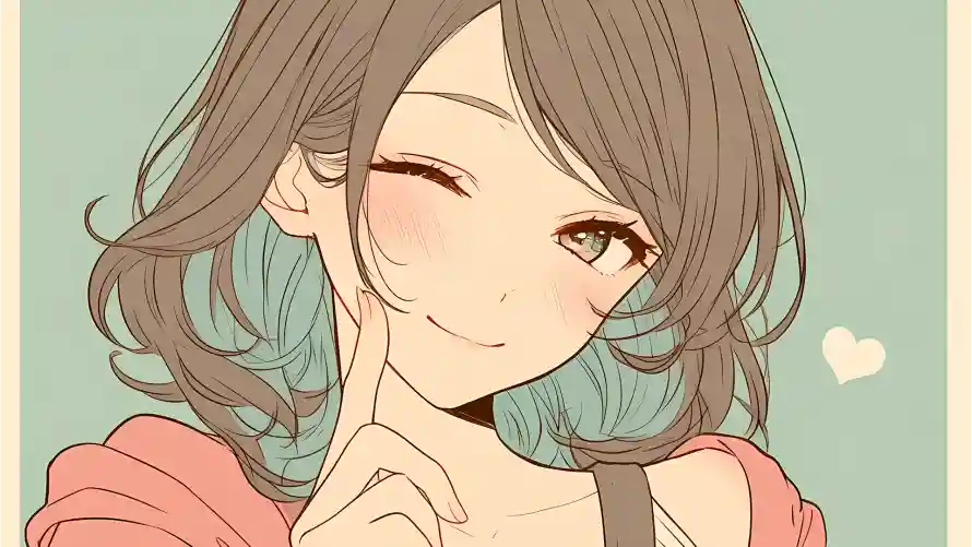 2k女孩壁纸-治愈系壁纸和插画-心形图案壁纸推荐「哲风壁纸」