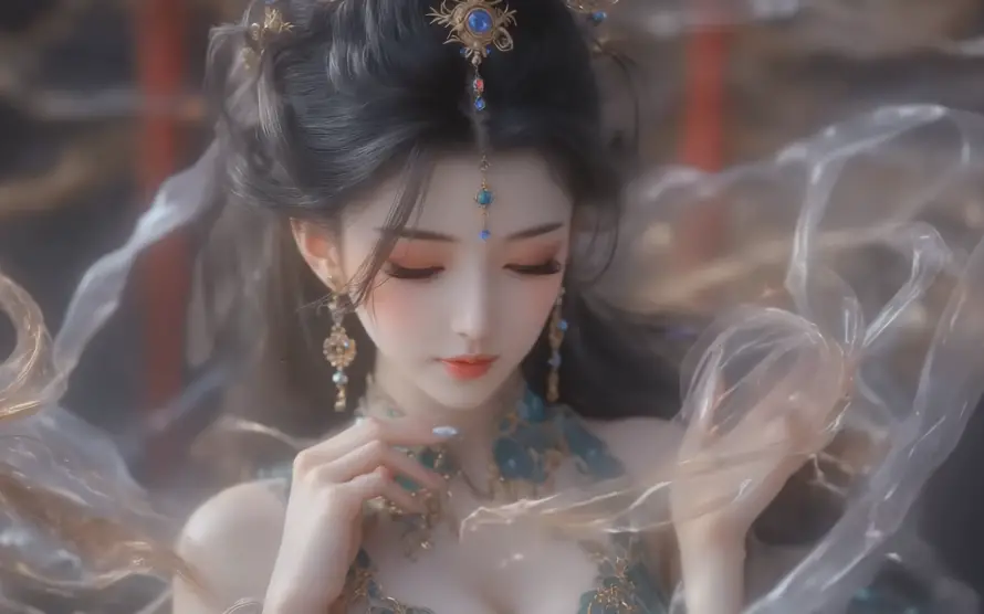 4k古風壁纸 - 美少女 - 古典妆容 - 国风插画「哲风壁纸」 4k古風壁纸 - 美少女 - 古典妆容 - 国风插画「哲风壁纸」