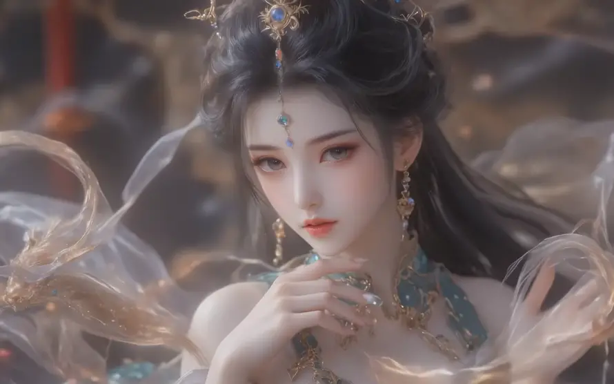 2k古風壁纸-美少女与东方美学-仙侠风格「哲风壁纸」