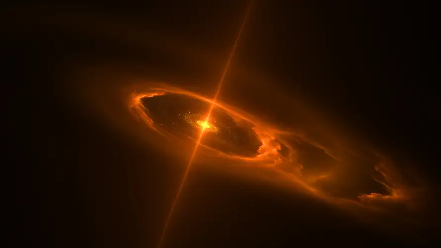 4k星环壁纸 - 黑 - 星空 - 宇宙奇观「哲风壁纸」