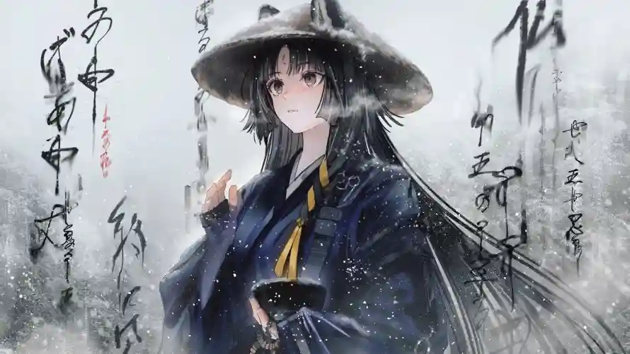 4k古韵壁纸 - 古风 - 国风 - 少女「哲风壁纸」