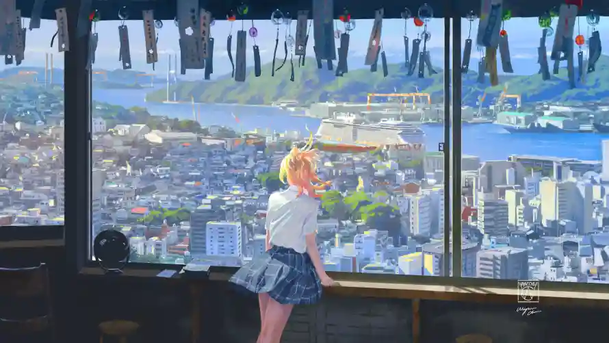 4k少女壁纸 - 窗台 - 远景 - 风景「哲风壁纸」 4k少女壁纸 - 窗台 - 远景 - 风景「哲风壁纸」