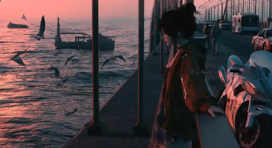 4k少女壁纸 - 二次元 - 动漫少女 - 夕阳余晖「哲风壁纸」 4k少女壁纸 - 二次元 - 动漫少女 - 夕阳余晖「哲风壁纸」