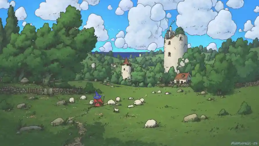 4k动漫壁纸 - 风景 - 动漫背景 - 动漫风景「哲风壁纸」