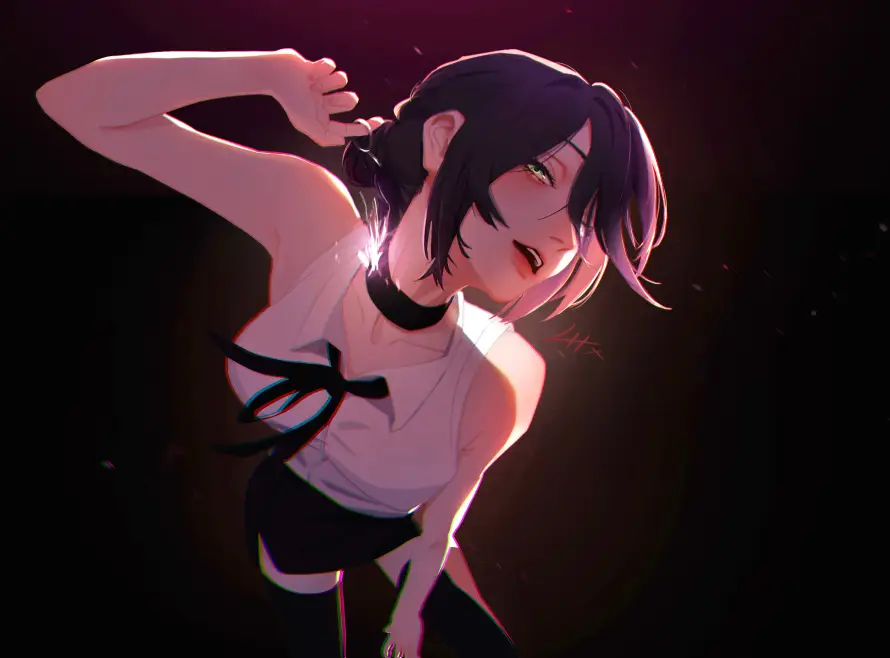 4k少女壁纸 - 电锯人 - 动漫插画 - 少女角色「哲风壁纸」