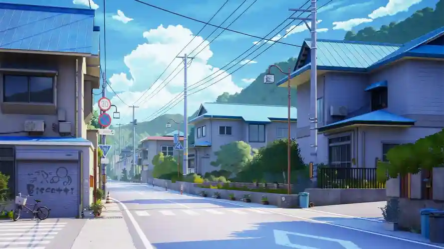 4k动漫壁纸 - 场景 - 动漫场景 - 夏日晴空「哲风壁纸」