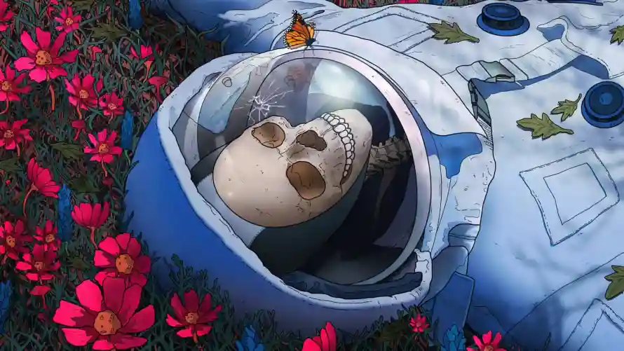 4k太空壁纸 - 死亡 - 科幻 - 骷髅「哲风壁纸」