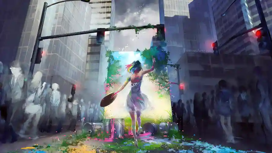4k少女壁纸 - wlpo - 城市废墟 - 奇幻门框「哲风壁纸」 4k少女壁纸 - wlpo - 城市废墟 - 奇幻门框「哲风壁纸」