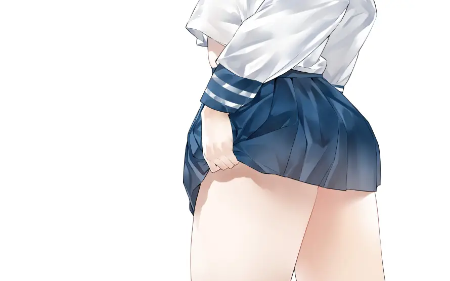 4k动漫壁纸 - 少女 - 二次元 - 水手服「哲风壁纸」