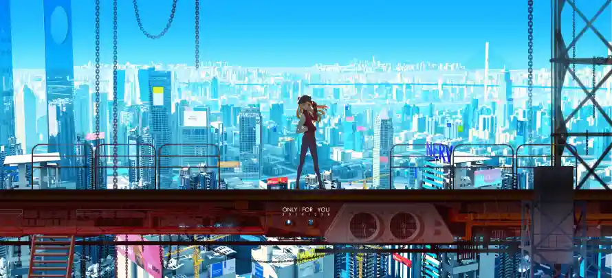 4k动漫壁纸 - 城市 - 少女 - 桥梁「哲风壁纸」 4k动漫壁纸 - 城市 - 少女 - 桥梁「哲风壁纸」